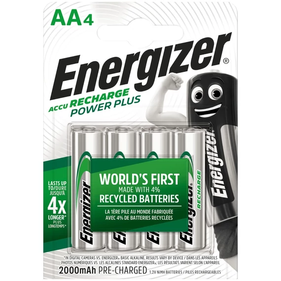 Energizer Akkumulátor Power Plus Ceruza 2000mAh AA B4