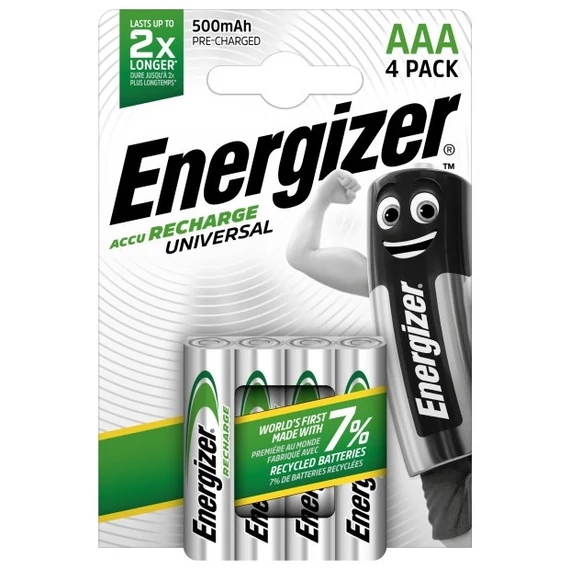 Energizer Akkumulátor Universal Mikro 500mAh Ni-Mh AAA B4