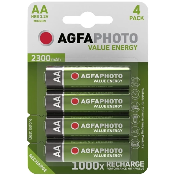 Agfaphoto Akkumulátor Ceruza 2300Mah B4/ 1 Db