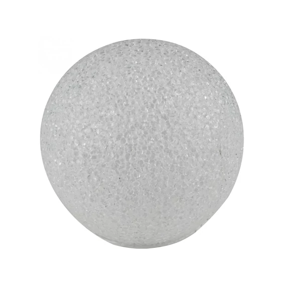 Home GLE 15/WW, EVA gömb dekoráció, rugalmas alapanyag, 2 db LED, 15 cm átmérő