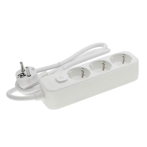 Unico-3 3M 3G1.5 Cable With Switch White Multisocket 8002380 VITO