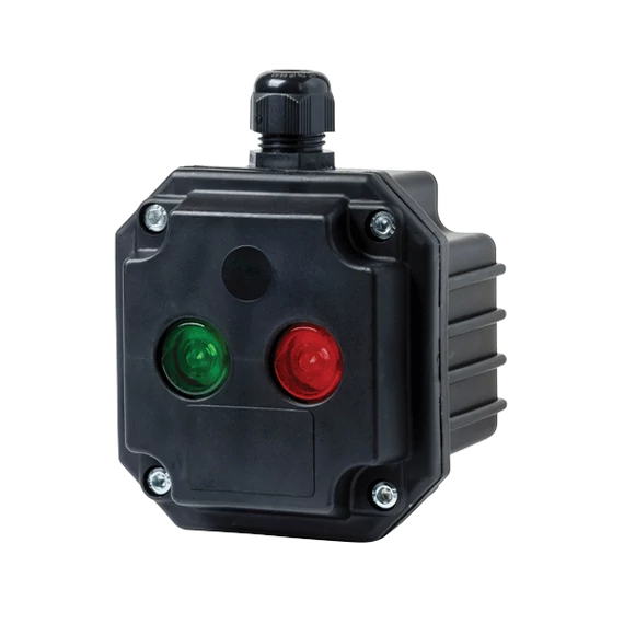 Box With 1 Red Light Indicator With 1 Entry, Ip65