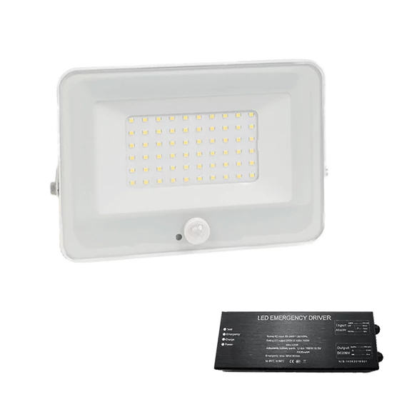 Vega Slim Smd Led Reflektor 30W Szenzoros Fehér Inverterrel Szerelt