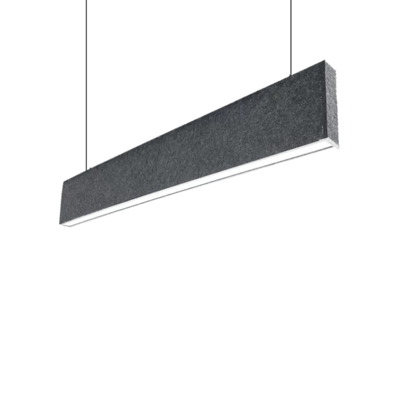 Akusztikai Led Függő Profil S36 20W 4000K Szürke