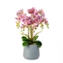 Műnövény dekoráció - orchidea - lila - 83 cm