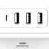 WinningStar - Kocka elosztó - 8-as + 3 x USB + 1 x Type-C - 3 m
