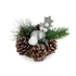 Adventi dekoráció - mécsestartóval - 6 féle - 13 cm